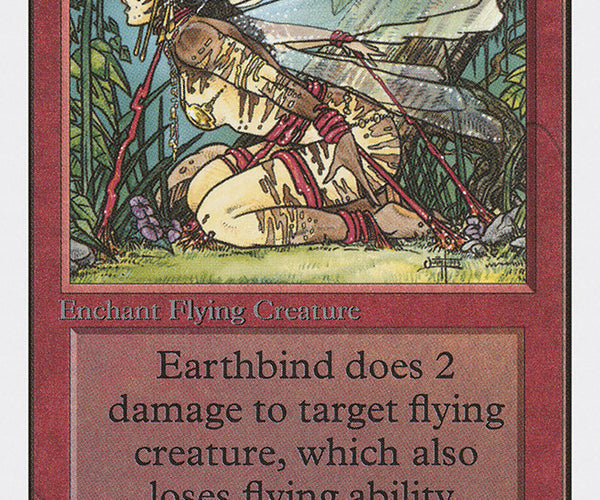 earthbind mtg card 1994 MAGIC THE GATHERING EARTHBIND REVISED EDITION SGC 9.5 main image 0
