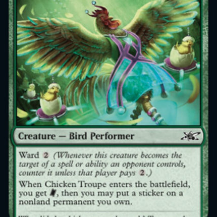 Chicken Troupe (Galaxy Foil) [Unfinity]