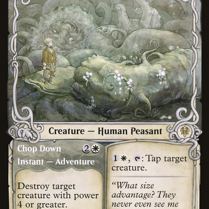 Giant Killer // Chop Down (Showcase) [Throne of Eldraine]