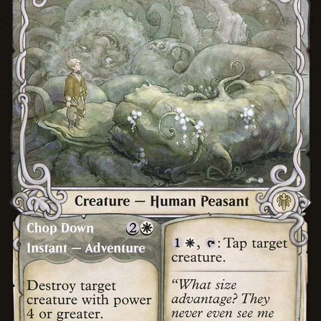 Giant Killer // Chop Down (Showcase) [Throne of Eldraine]