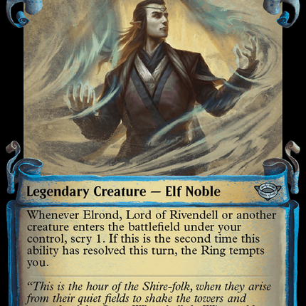 Elrond, Lord of Rivendell [The Lord of the Rings: Tales of Middle-Earth Showcase Scrolls]