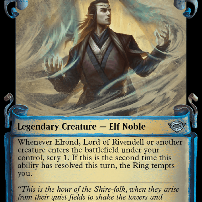Elrond, Lord of Rivendell [The Lord of the Rings: Tales of Middle-Earth Showcase Scrolls]