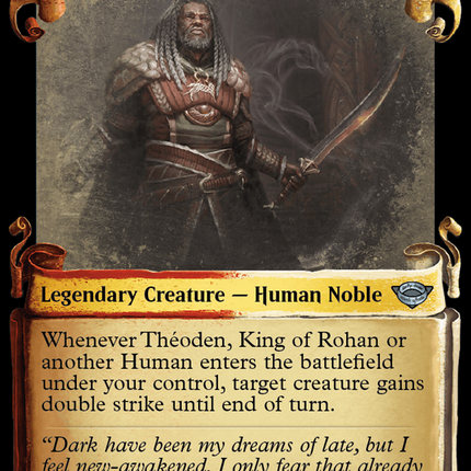 Theoden, King of Rohan [The Lord of the Rings: Tales of Middle-Earth Showcase Scrolls]