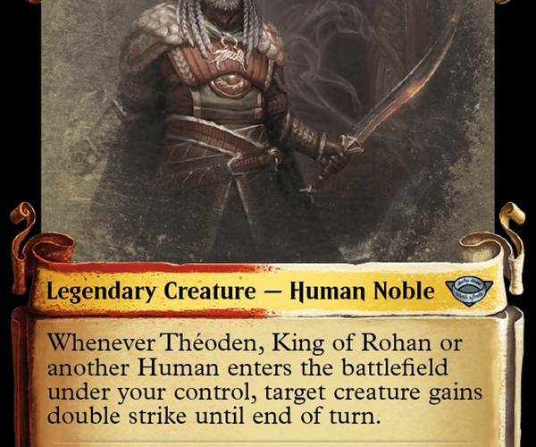 Theoden, King of Rohan [The Lord of the Rings: Tales of Middle-Earth S –  TokenMTG