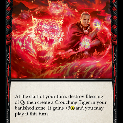Blessing of Qi (Red) [DYN053] (Dynasty)  Rainbow Foil