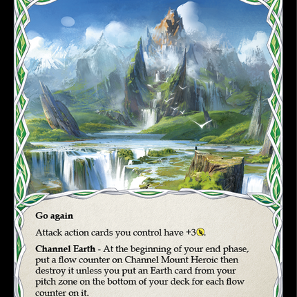 Channel Mount Heroic [U-ELE117] (Tales of Aria Unlimited)  Unlimited Rainbow Foil