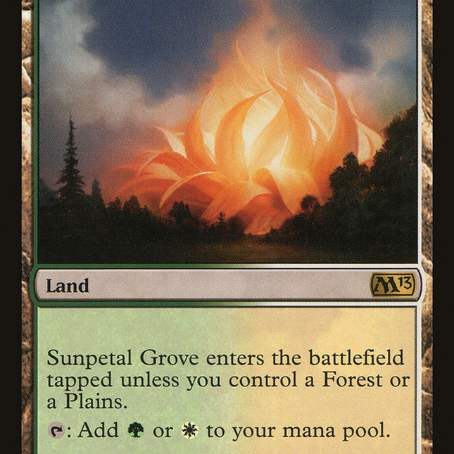Sunpetal Grove [Magic 2013]