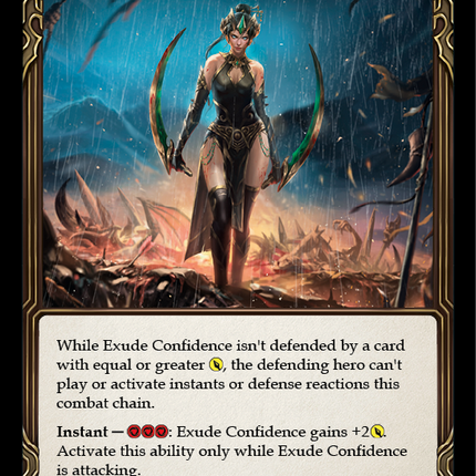 Exude Confidence [U-MON245-RF] (Monarch Unlimited)  Unlimited Rainbow Foil