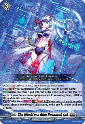 The World is a Blue Research Lab (D-BT08/025EN) [Minerva Rising]