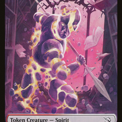 Treasure (21) // Spirit (13) Double-Sided Token [March of the Machine Tokens]