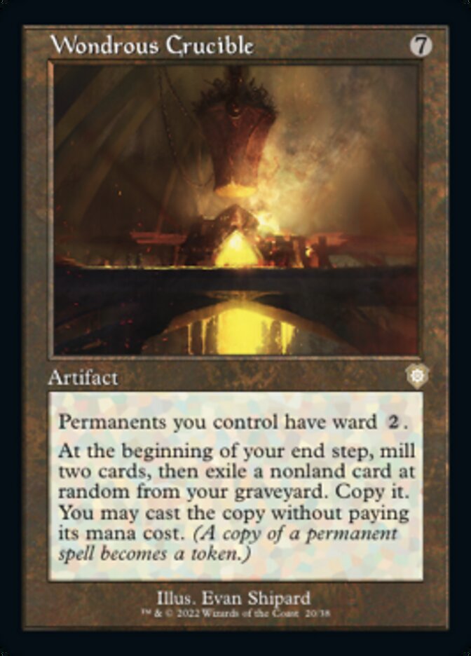 Wondrous Crucible (Retro) [The Brothers' War Commander] – TokenMTG