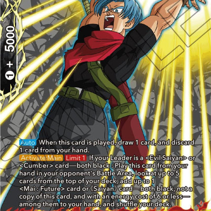 Trunks, Prisoner From the Future (Silver Foil) (BT20-124) [Power Absorbed]