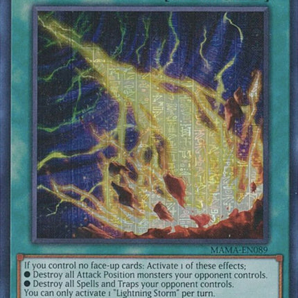 Lightning Storm [MAMA-EN089] Secret Pharaoh's Rare