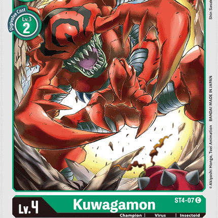 Kuwagamon [ST4-07] [Starter Deck: Giga Green]