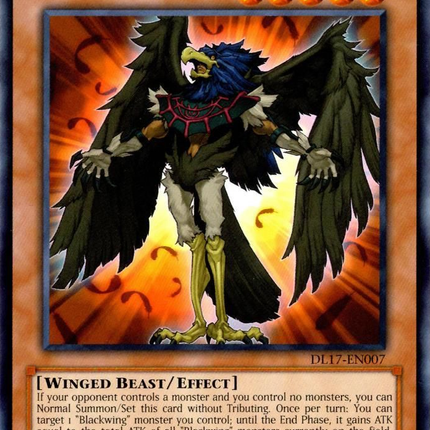 Blackwing - Sirocco the Dawn (Blue) [DL17-EN007] Rare