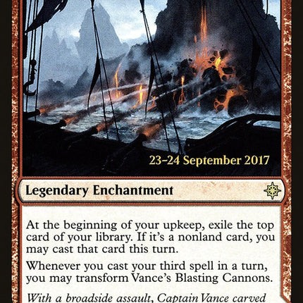 Vance's Blasting Cannons // Spitfire Bastion [Ixalan Prerelease Promos]