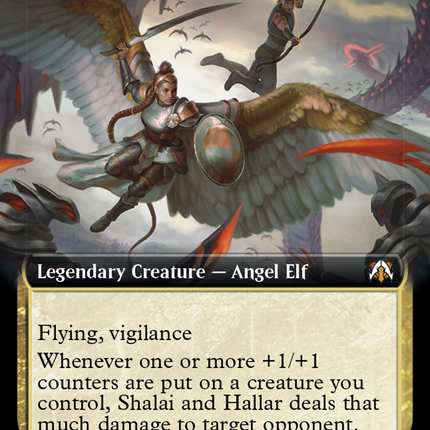 Shalai and Hallar (Extended Art) [March of the Machine Commander] – TokenMTG