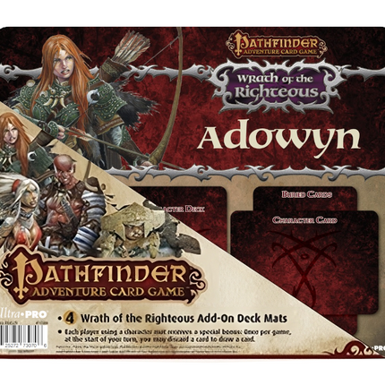 Ultra PRO: Playmat - Pathfinder (4 Wrath of the Righteous Expansion Deck Mats)