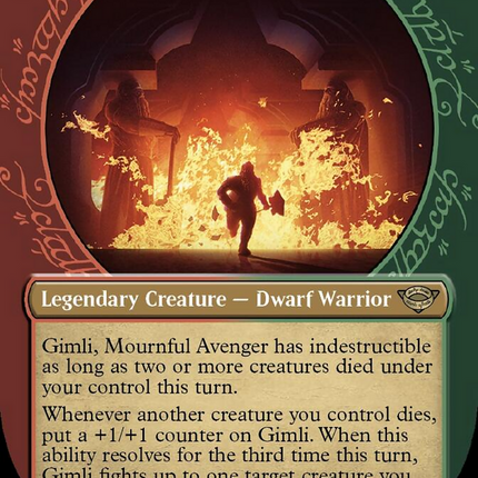 Gimli, Mournful Avenger (Showcase Ring Frame) [The Lord of the Rings: Tales of Middle-Earth]