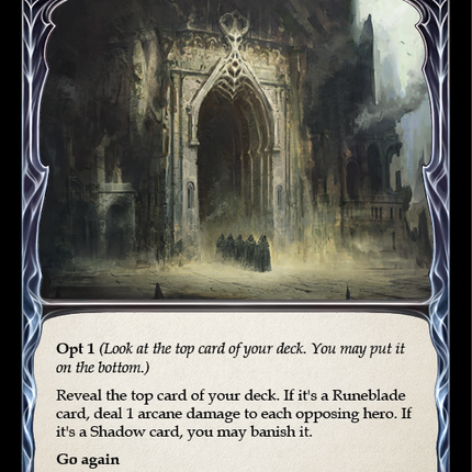 Dimenxxional Gateway (Blue) [U-MON164-RF] (Monarch Unlimited)  Unlimited Rainbow Foil