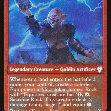 Toggo, Goblin Weaponsmith (Etched) [Commander Legends]