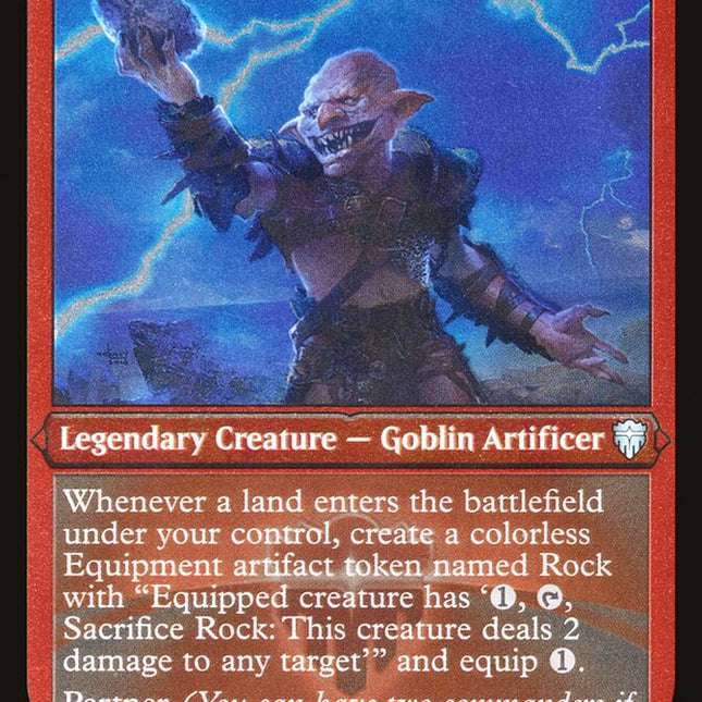 Toggo, Goblin Weaponsmith (Etched) [Commander Legends]
