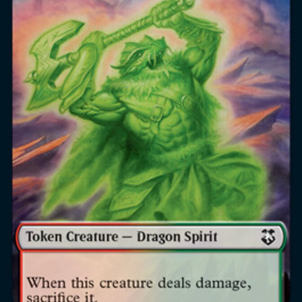 Dragon // Dragon Spirit Double-Sided Token [Dungeons & Dragons: Adventures in the Forgotten Realms Commander Tokens]
