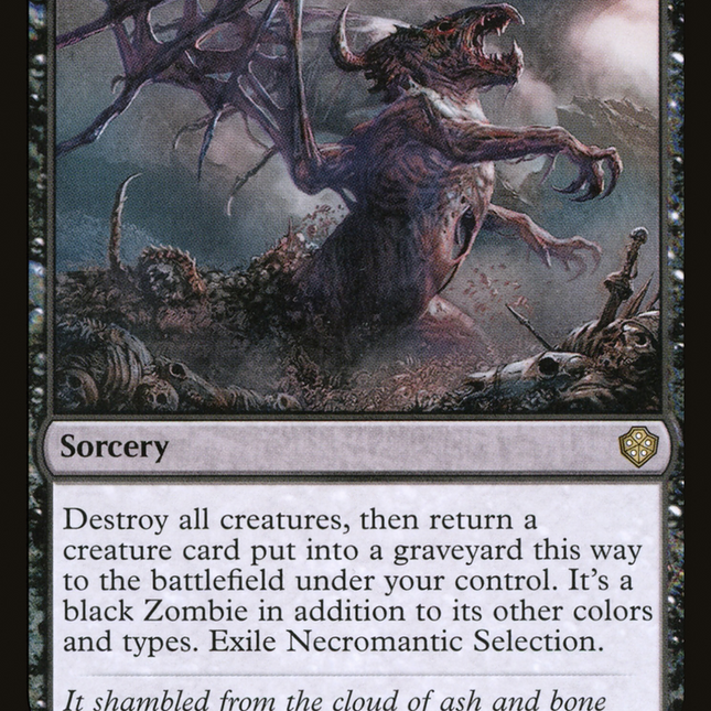 mtg black card that destroys all creatures Predators' Hour Friday of the Day Destroy all of your opponent's