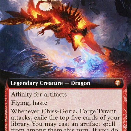 Chiss-Goria, Forge Tyrant (Extended Art) [Phyrexia: All Will Be One Commander]