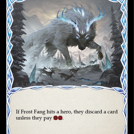 Frost Fang (Blue) [U-ELE150] (Tales of Aria Unlimited)  Unlimited Rainbow Foil