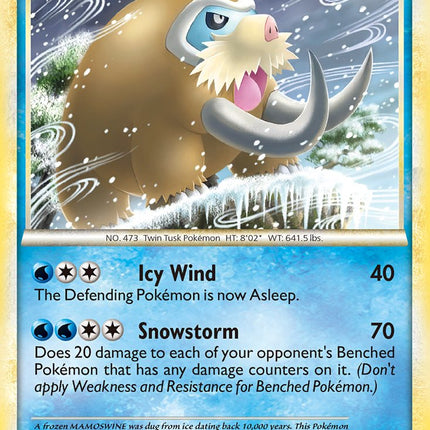 Mamoswine (5/102) (Theme Deck Exclusive) [HeartGold & SoulSilver: Triumphant]