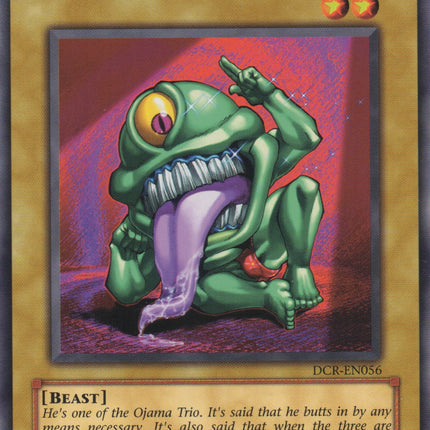 Yu-Gi-Oh! Ojama Green Common Card - DCR-056 Unlimited Edition From Dark Crisis