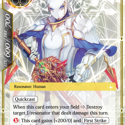 Glorius, the Silver Knight (Textured Foil) (CFC-006) [Curse of the Frozen Casket]