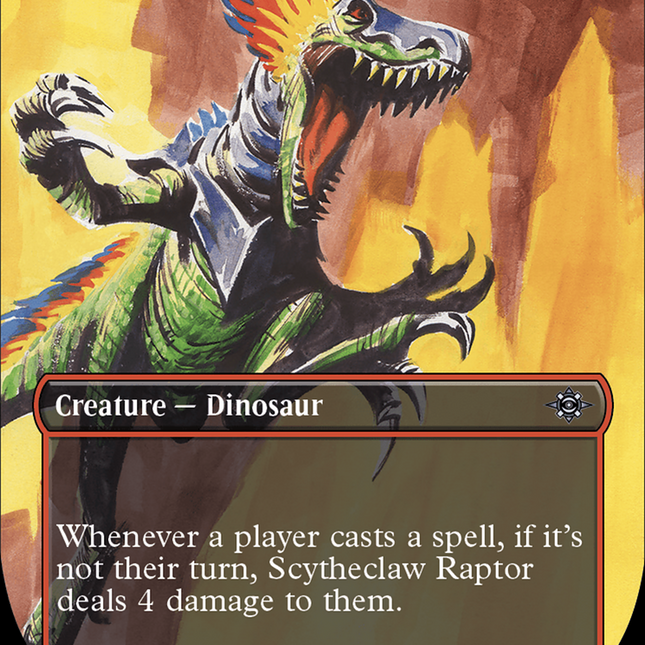 Scytheclaw Raptor (Borderless) [The Lost Caverns of Ixalan]