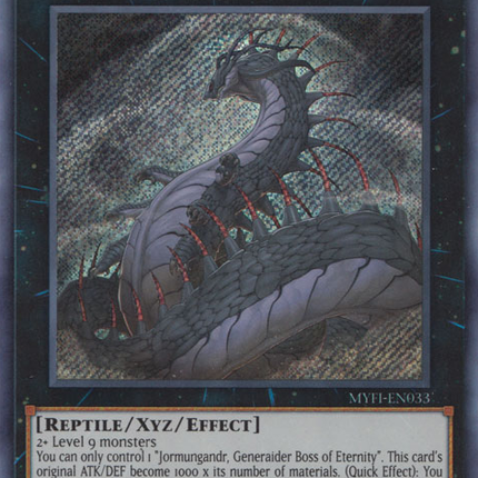 Jormungandr, Generaider Boss of Eternity [MYFI-EN033] Secret Rare