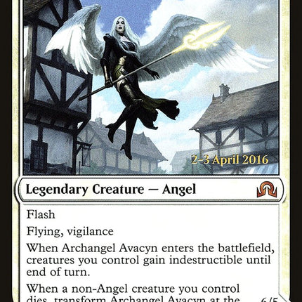 Archangel Avacyn // Avacyn, the Purifier [Shadows over Innistrad Prerelease Promos]