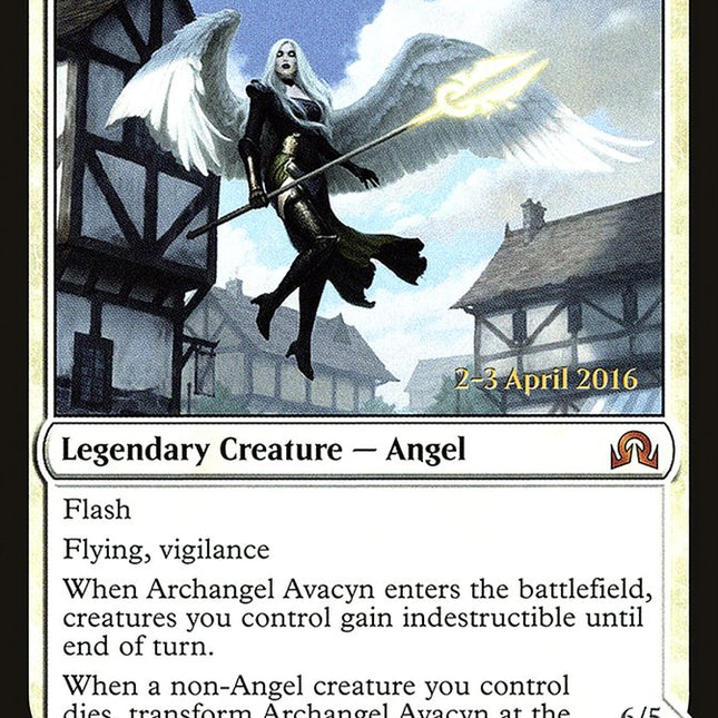 Archangel Avacyn // Avacyn, the Purifier [Shadows over Innistrad Prerelease Promos]