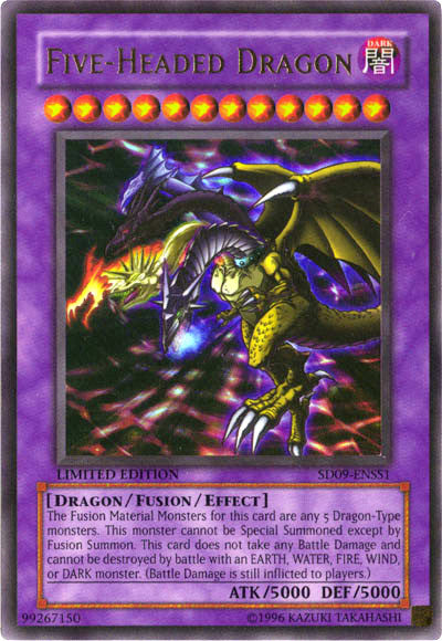 dragon fgd yugioh card Toon by derii618 on DeviantArt Yu-Gi-Oh Five-Headed Dragon F G