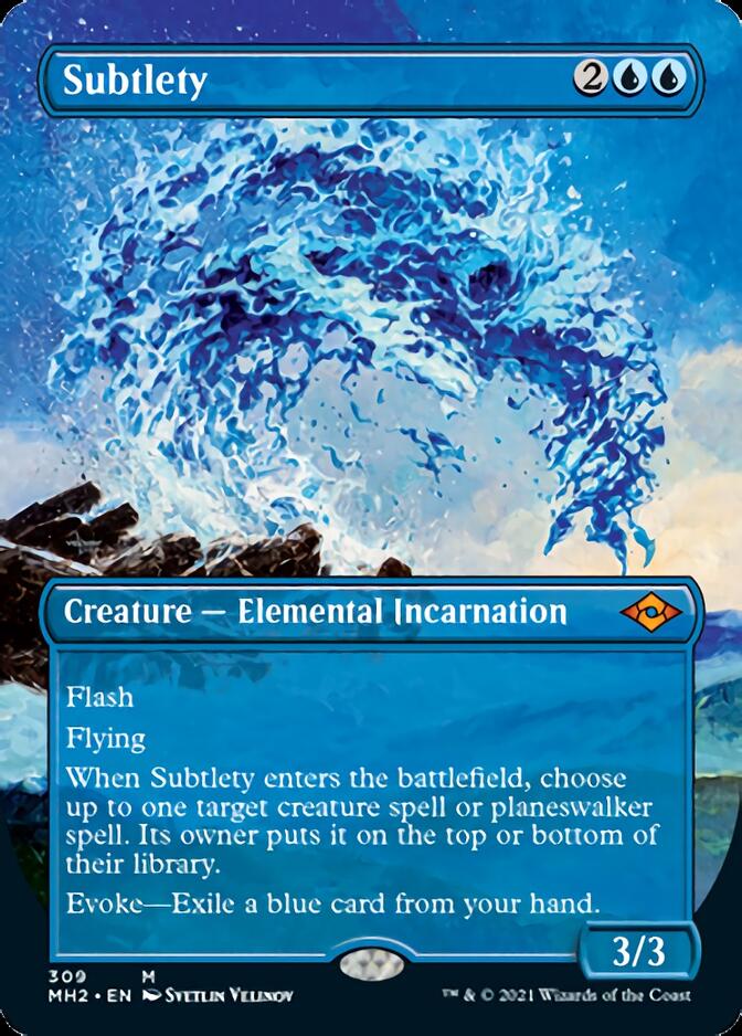 Subtlety (Borderless Alternate Art) [Modern Horizons 2] – TokenMTG