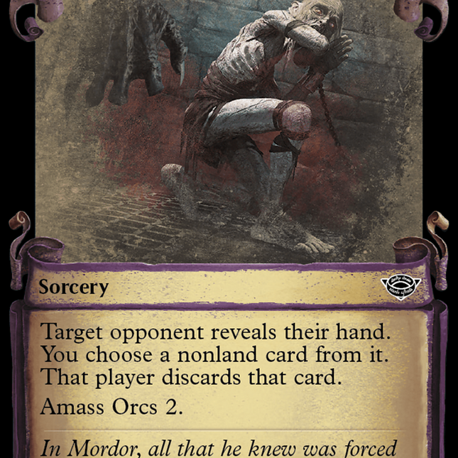 The Torment of Gollum [The Lord of the Rings: Tales of Middle-Earth Showcase Scrolls]