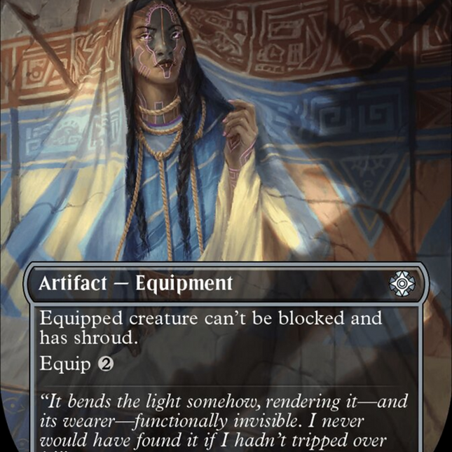 Whispersilk Cloak (Borderless) [The Lost Caverns of Ixalan Commander]