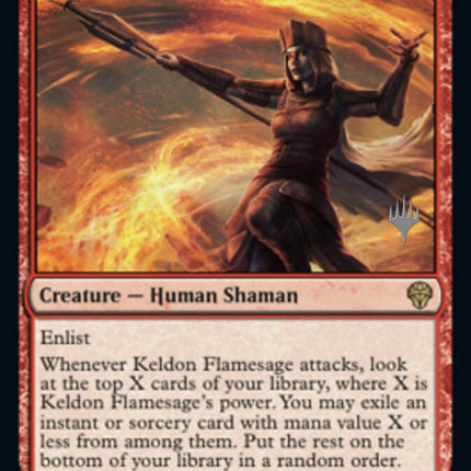 Keldon Flamesage (Promo Pack) [Dominaria United Promos]