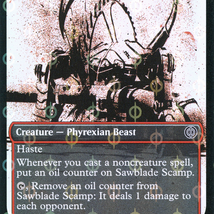 Sawblade Scamp (Showcase Ichor Step-and-Compleat Foil) [Phyrexia: All Will Be One]