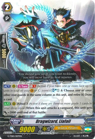 Dragwizard, Liafail (G-TD10/007EN) [Ritual of Dragon Sorcery]
