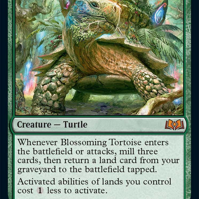 Blossoming Tortoise [Wilds of Eldraine]