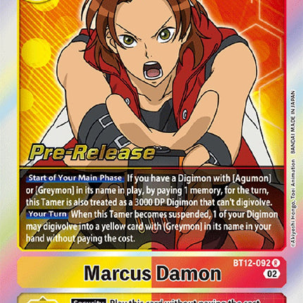 Marcus Damon [BT12-092] [Across Time Pre-Release Cards]