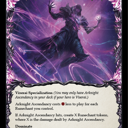 Arknight Ascendancy [U-ARC080] (Arcane Rising Unlimited)  Unlimited Rainbow Foil