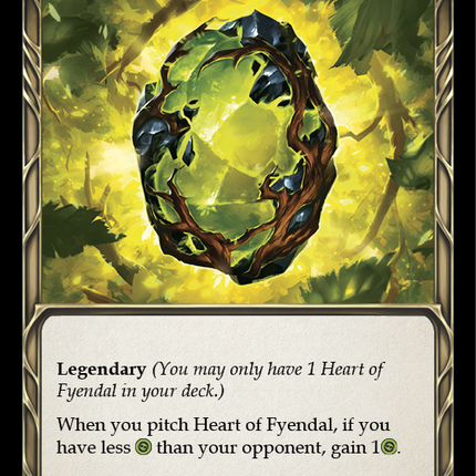 Heart of Fyendal [WTR000-F] (Welcome to Rathe)  Alpha Print Cold Foil