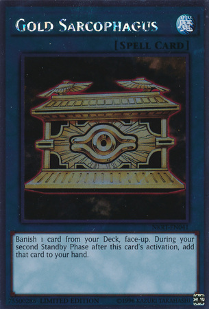 Gold Sarcophagus [NKRT-EN041] Platinum Rare – TokenMTG