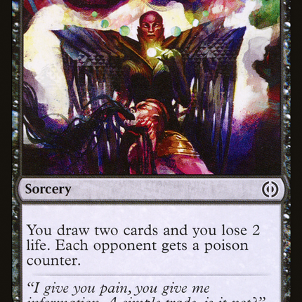 mtg draw 2 cards lose 2 life Infectious Inquiry [Phyrexia: All Will Be One] – TokenMTG